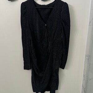 Chic Black Long Sleeve Dress